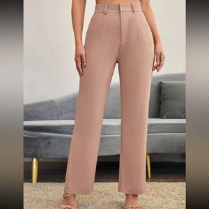 High Waisted Tailored Pants